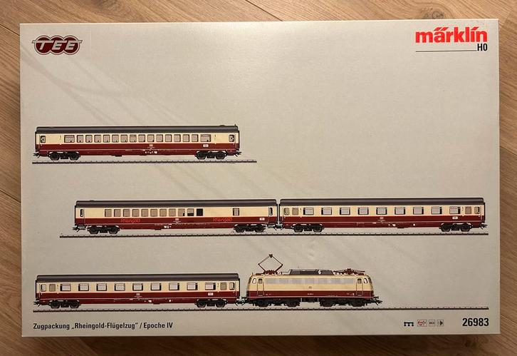 Marklin HO 26983 treinset H0 "Rheingold-vleugeltrein", Hobby en Vrije tijd, Modeltreinen | H0, Nieuw, Treinset, Wisselstroom, Märklin