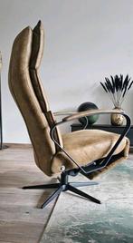 Moderne  slanke Relax fauteuil Large model  - kleur mosgroen, Gebruikt, 75 tot 100 cm, Ophalen of Verzenden, Metaal