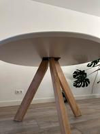 Moderne ronde eettafel in goede staat, Ophalen, Rond, Zo goed als nieuw, Vijf personen of meer