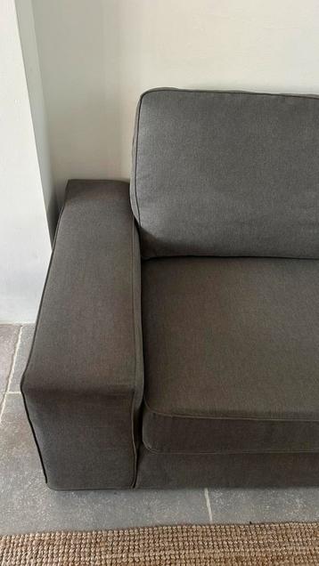 Kivik driezitsbank Ikea, grijzig groen - afbeelding 4