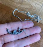 Zilveren Venetiaanse Gondel hanger, Sieraden, Tassen en Uiterlijk, Antieke sieraden, Ophalen of Verzenden, Zilver, Hanger