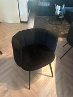 8 velvet schelp stoelen, Ophalen, Zo goed als nieuw