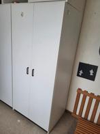 Witte kledingkast met hang legplanken, Huis en Inrichting, Kasten | Kledingkasten, Ophalen, Met hangruimte, 50 tot 100 cm, Zo goed als nieuw