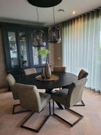 mooie eetkamerstoelen 4 stuks, Huis en Inrichting, Stoelen, Ophalen, Overige kleuren, Zo goed als nieuw, Metaal