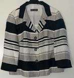 jasje,maat 46,Gerry Weber,chic,grijs,zwart,wit,blazer,colber, Verzenden, Maat 46/48 (XL) of groter, Zo goed als nieuw, Grijs