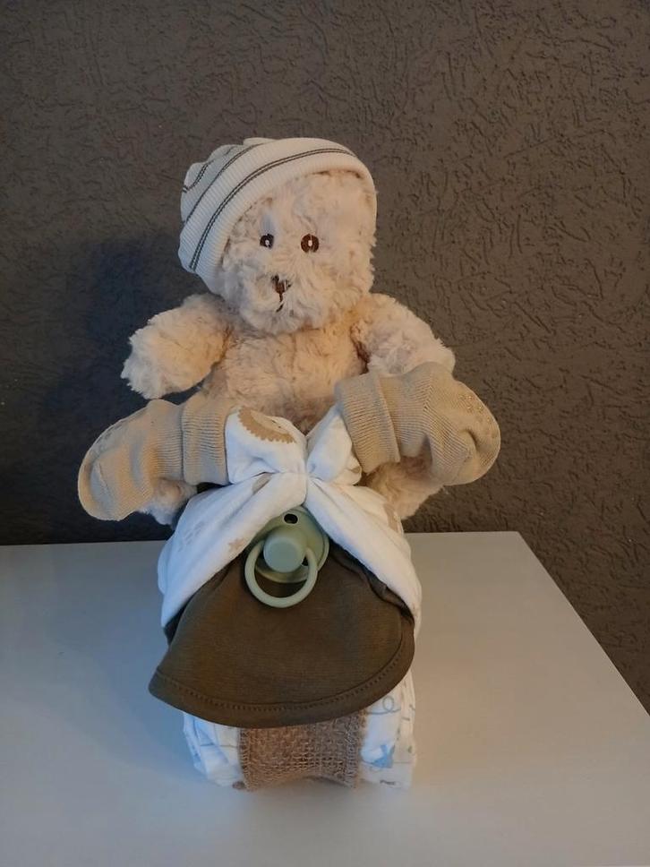 Stoere luiertaart motor, Kinderen en Baby's, Kraamcadeaus en Geboorteborden, Nieuw, Ophalen of Verzenden