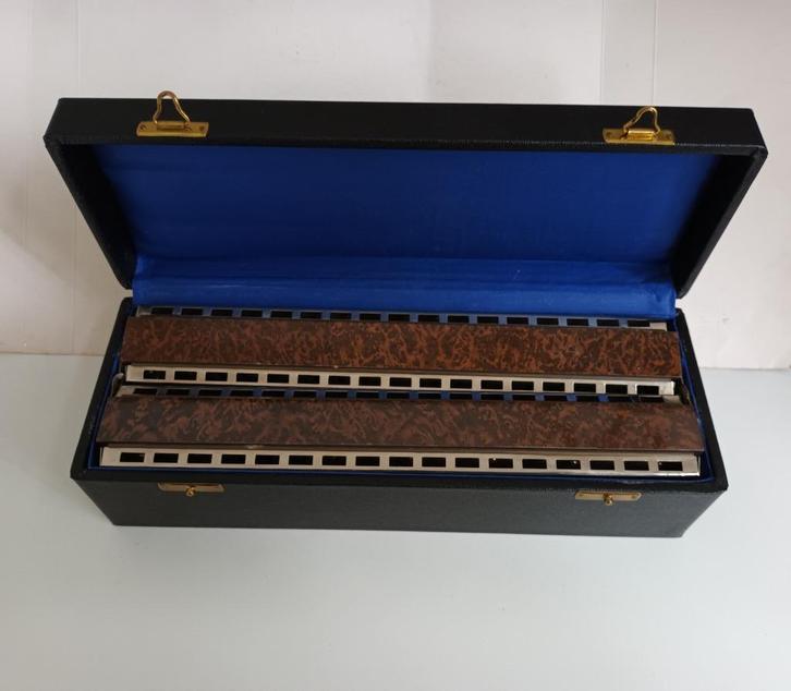 Hohner Chromatica mondharmonia NS 265 met originele doos, Muziek en Instrumenten, Blaasinstrumenten | Mondharmonica's, Zo goed als nieuw