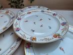 Prachtige Franse Limoges dinerborden met bloemetjes, Antiek en Kunst, Ophalen of Verzenden