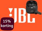 JBL 15% kortingsvoucher + gratis JBL Tune Flex, Drie personen of meer, Kortingsbon