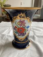 Meissen vaas kobalt blauw, Ophalen of Verzenden