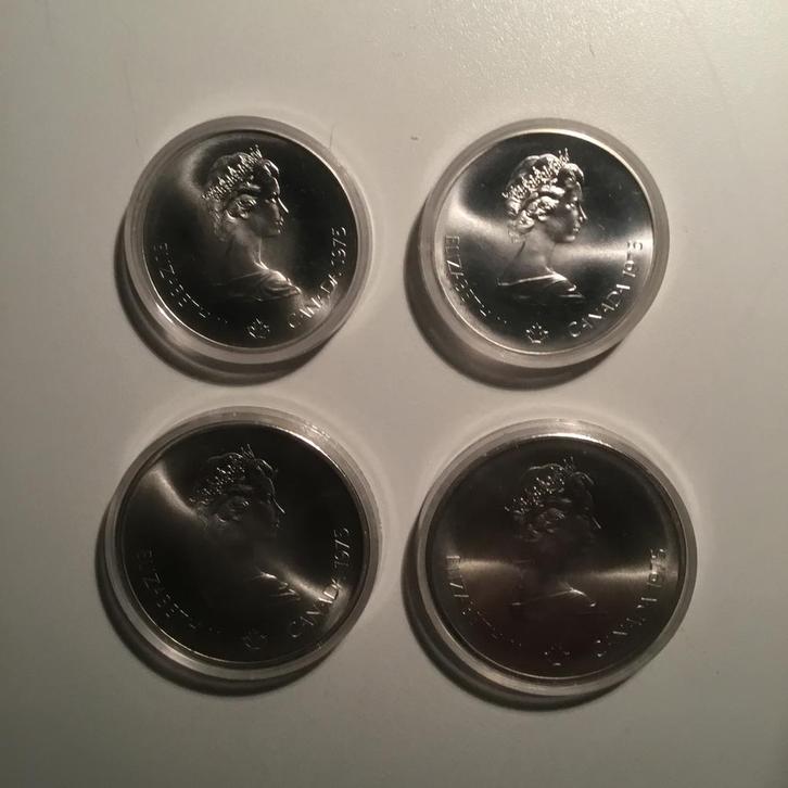 Zilveren munten set - Olympische Spelen Montreal 1976, Postzegels en Munten, Munten | Afrika, Setje, Overige landen, Zilver, Ophalen of Verzenden