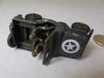 1959 Dinky Toys 816 (France) WILLY'S JEEP. + 2 SOLDIERS!, Ophalen of Verzenden, Gebruikt, Auto, Dinky Toys