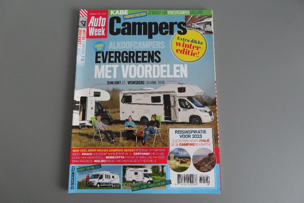Campers - Autoweek - extra dikke winter editie, Boeken, Tijdschriften en Kranten, Ophalen of Verzenden, Zo goed als nieuw, Sport en Vrije tijd