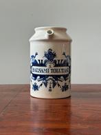 Apothekerspot Delfts Blauw – S. Balsami Tolutani (19 cm), Antiek en Kunst, Ophalen of Verzenden