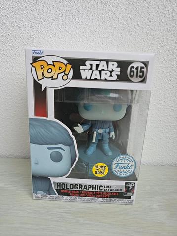 Holographic Luke Skywalker - Glow in the Dark Funko - 615 beschikbaar voor biedingen