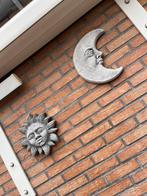 Tuin Wanddecoratie Zon en Maan, Ophalen, Gebruikt