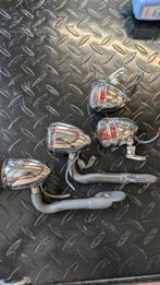 Knipperlichten+ verplaatsingsset Harley Davidson Dyna, Motoren, Onderdelen | Harley-Davidson, Ophalen of Verzenden, Gebruikt