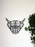 Wanddecoratie hout schotse hooglander, Huis en Inrichting, Woonaccessoires | Wanddecoraties, Ophalen of Verzenden, Nieuw