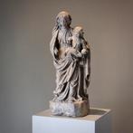 Albaste madonna met kind 17e eeuw, Ophalen of Verzenden
