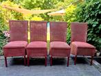 4 rode Lloyd Loom stoelen voor 25 euro, Antiek en Kunst, Ophalen