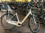 Batavus Wayz E-GO Comfort wit bruin leder zadel E-Bike fiets, Batavus, Ophalen of Verzenden, Zo goed als nieuw, 59 cm of meer