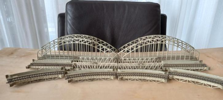 Märklin H0 metalen bruggen, Hobby en Vrije tijd, Modeltreinen | H0, Zo goed als nieuw, Brug, Tunnel of Gebouw, Wisselstroom, Märklin