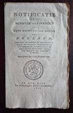 Koning Lodewijk Napoleon 1806 belasting op wijn, Boeken, Ophalen, 19e eeuw, Zo goed als nieuw