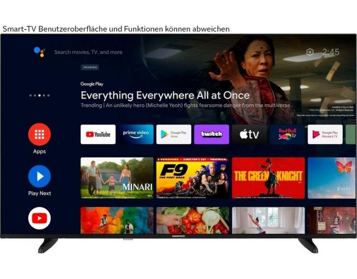 Daewoo  43" 4K Ultra, Audio, Tv en Foto, Televisies, Zo goed als nieuw, 40 tot 60 cm, 4k (UHD), Daewoo, 50 Hz, Ophalen