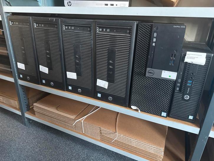 HP & Dell PC's - 8GB RAM, SSD, Windows, Computers en Software, Desktop Pc's, Gebruikt, 3 tot 4 Ghz, SSD, 8 GB, Ophalen of Verzenden