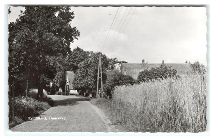 Overberg, (bij Veenendaal) Dwarsweg, Verzamelen, Ansichtkaarten | Nederland, Gelopen, Utrecht, 1960 tot 1980, Verzenden