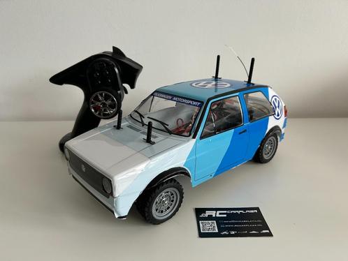 Tamiya 58714 RC Volkswagen VW Golf Mk2 GTI 16V Rally MF-01X, Hobby en Vrije tijd, Modelbouw | Radiografisch | Auto's, Gebruikt