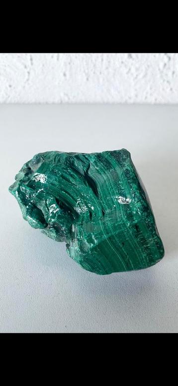 mineraal:  massief stuk MALACHIET beschikbaar voor biedingen