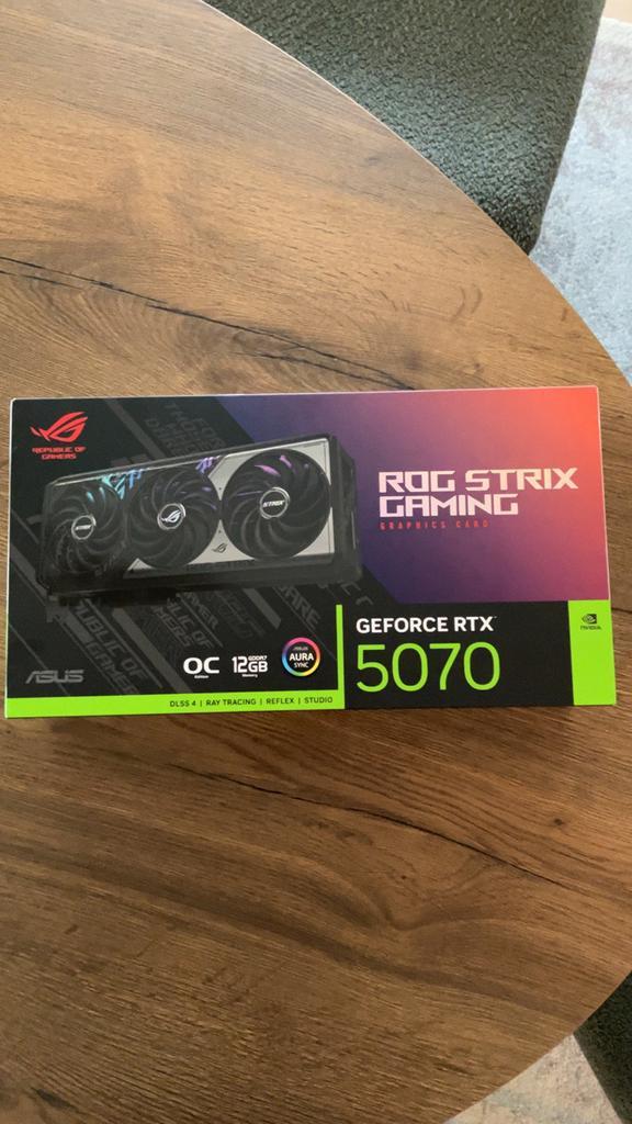 *SEALED* NVIDIA RTX 5070 Rog Strix 12GB videokaart, Computers en Software, Videokaarten, Nieuw, Nvidia, PCI-Express 4.0, GDDR6