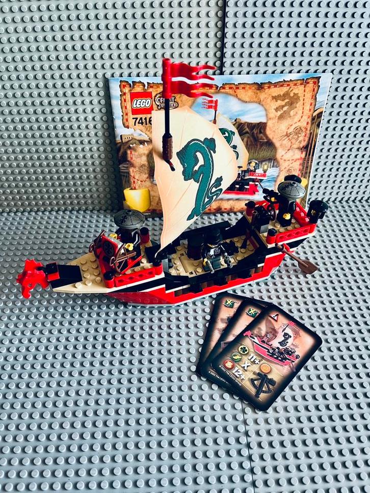 LEGO Orient Expedition 7416 Emperor’s Ship, Kinderen en Baby's, Speelgoed | Duplo en Lego, Gebruikt, Lego, Complete set, Ophalen of Verzenden