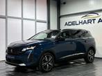 Peugeot 5008 1.2 PureTech 7 Pers. GT-Line Avantage Automaat, Auto's, Peugeot, Gebruikt, Zwart, 1199 cc, Blauw