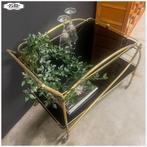 serveerkar Artdeco Barretje Trolley Bijzettafeltje, Ophalen