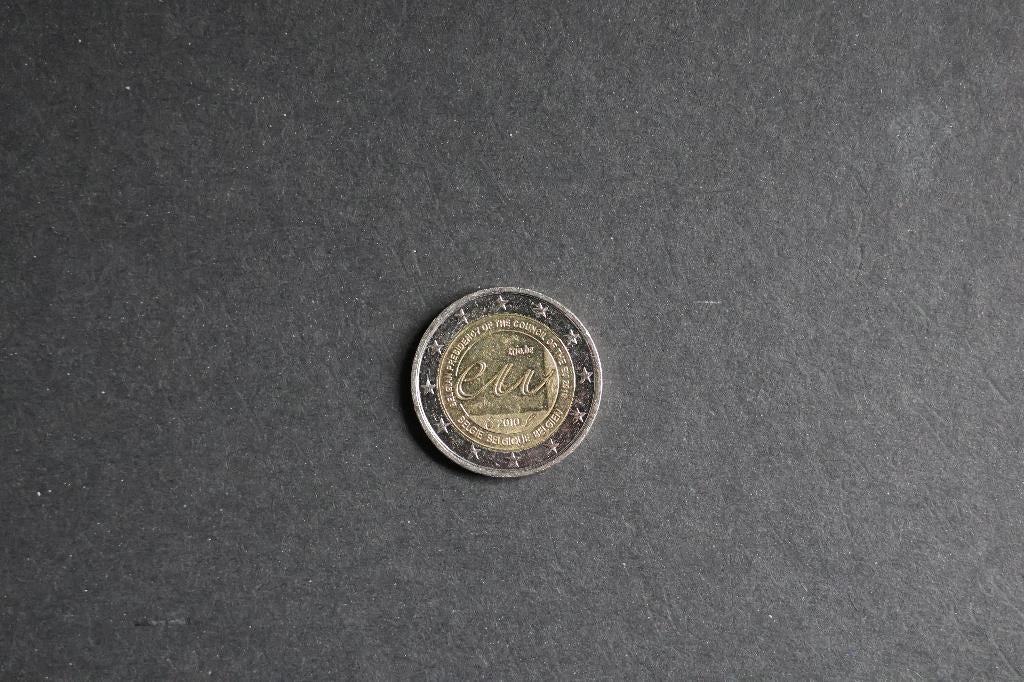 België 2010 Voorzitterschap EU, Ophalen of Verzenden, België, 2 euro, Losse munt