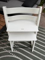 Stokke Tripp Trapp wit - Nieuw model - kinderstoel white, Ophalen, Gebruikt, Meegroeistoel