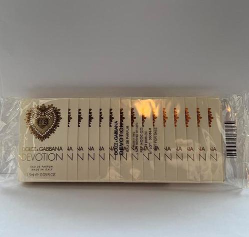 Dolce & Gabbana Devotion sample Set 22,5ml (15x1.5ml) Nieuw, Sieraden, Tassen en Uiterlijk, Uiterlijk | Parfum, Nieuw, Verzenden