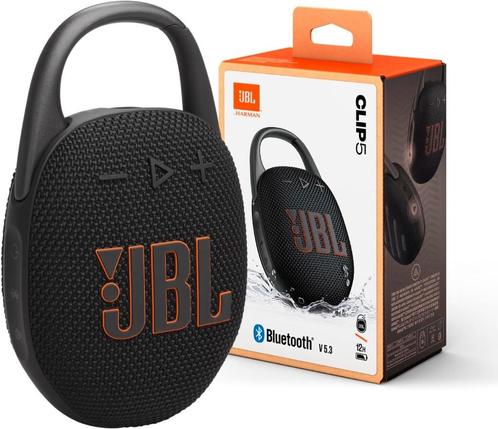 JBL CLIP 5 - Portable Bluetooth Speaker - ZWART, Audio, Tv en Foto, Luidsprekers, Nieuw, Center speaker, Minder dan 60 watt, JBL