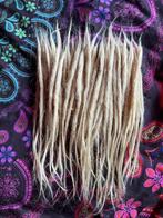 50 nieuwe blonde human hair dread extensions 35-40cm nu 300€, Ophalen of Verzenden, Nieuw, Pruik of Haarverlenging