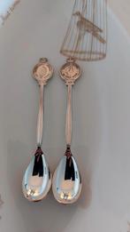 2 geboorte lepeltjes van Amalia en Alexia 2 voor 6,00 €, Antiek en Kunst, Ophalen