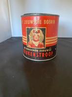 De zeeuwsche boerin oud blik keukenstroop jaren 20 30, Verzamelen, Blikken, Ophalen of Verzenden, Gebruikt, Overige, Overige merken