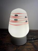 Vintage mid century opaal glazen plafond lamp, Ophalen of Verzenden, Gebruikt, Glas, Mid ventury vintage opaal glas