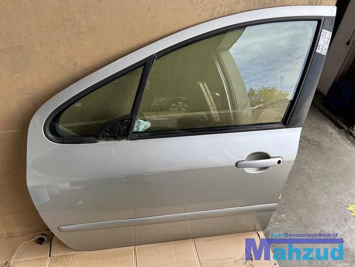 PEUGEOT 307 SW Station links voor grijs ETSC Deur portier, Auto-onderdelen, Carrosserie en Plaatwerk, Deur, Peugeot, Gebruikt