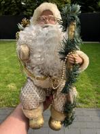Kerstman Santa Claus Goud voor hoektafel !! 38 Cm hoog, Ophalen of Verzenden, Zo goed als nieuw