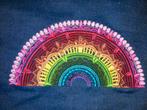Geborduurde Regenboog op Stof, Ophalen of Verzenden, Nieuw, Machineborduren, Overige typen