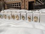 Kruidenpotjes Goldina Art Collection. 9 stuks. WD-18., Ophalen of Verzenden, Zo goed als nieuw, Kop en/of schotel