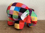 Grote knuffel Elmer de olifant. 22 cm hoog. ZGAN., Ophalen of Verzenden, Zo goed als nieuw, Olifant