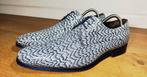 Floris van Bommel herenschoenen maat 9 / 43, Kleding | Heren, Schoenen, Ophalen, Blauw, Floris van Bommel, Zo goed als nieuw